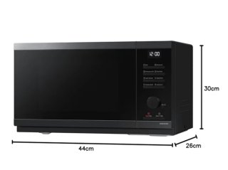 Microondas Samsung Grill Negro 23L 800W
