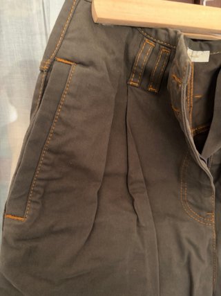 Pantalón Massimo Dutti verde caqui