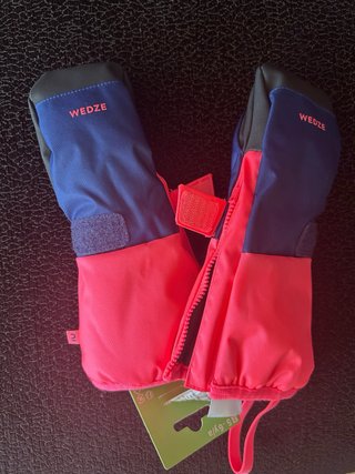 Conjunto Nieve Niña Wedze Rosa y Granate