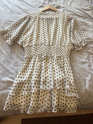 Vestido corto lunares Zara Talla M