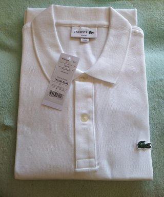 Polo Lacoste Slim Fit Blanco 110€