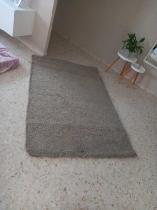 Alfombra Ikea Gris Poliéster
