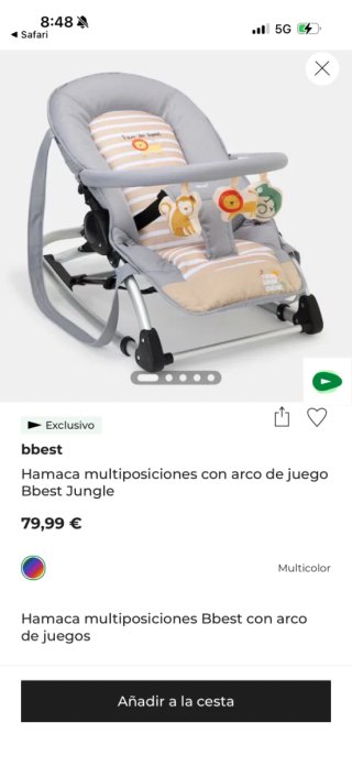 Hamaca Bbest Jungle multiposiciones