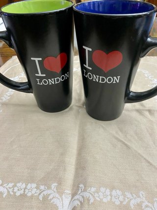 Coppia Tazze I Love London