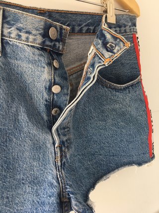 Levi's Shorts Vaqueros con Raya Lateral