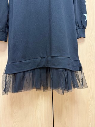 Vestido sudadera estrellas y tul