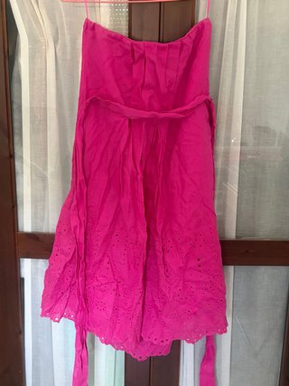 Vestido Massimo Dutti Rosa Fucsia