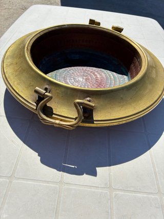 Braciere antico in rame grande