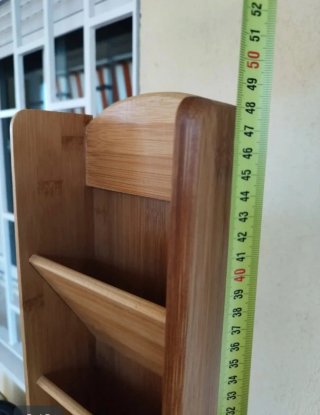 Scaffale in bambù per chiavi e documenti