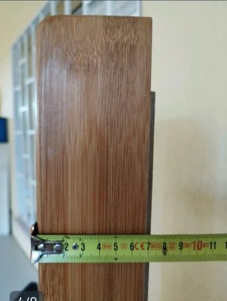 Scaffale in bambù per chiavi e documenti