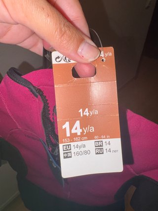 Traje de Neopreno Corto Niña Tribord