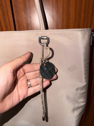 Bolso de hombro color piedra