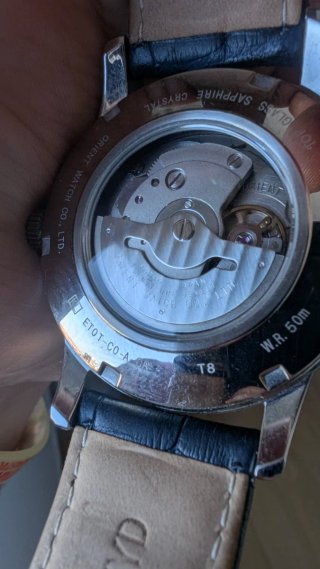 Reloj Orient Automático Sol y Luna azul oscuro