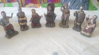 Figuras Belén Navidad Rey Héroes