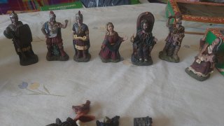 Figuras Belén Navidad Rey Héroes