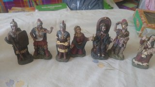 Figuras Belén Navidad Rey Héroes