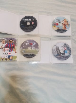 Lote 4 Juegos PS3: GTA V, CoD BO2, AC III, FIFA 10