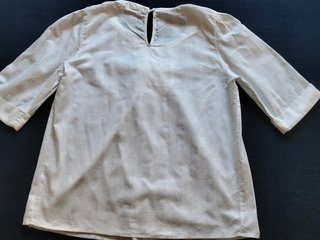 Blusa blanca Roxy manga 3/4
