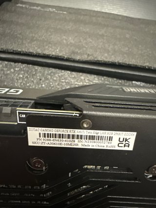 Zotac GeForce RTX 3060 Ti Twin Edge 8GB