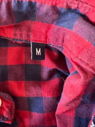 Camisa Springfield cuadros rojo y azul
