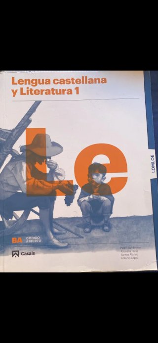 Libro de lengua y literatura de 1bach