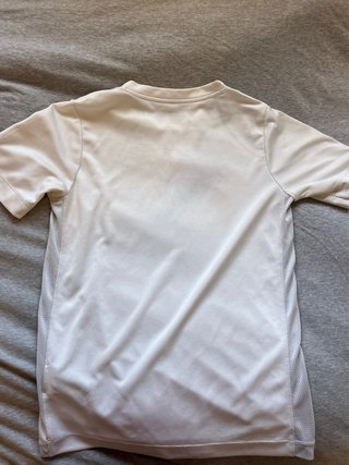 Camiseta Nike Dry-Fit Deportiva Blanca Talla S