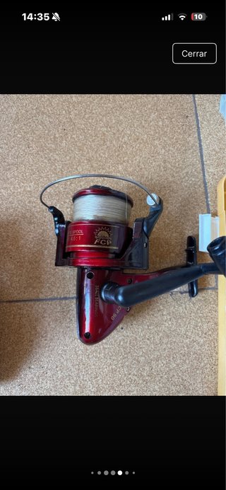 Lotto di 3 antichi mulinelli da pesca