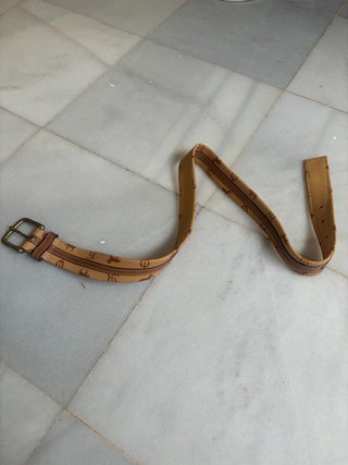 Cinturón El Caballo Amarillo y Marrón