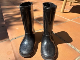 Botas de agua para niñ@s negras Talla 34-35