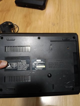 Sega Mega Drive Consola Negra