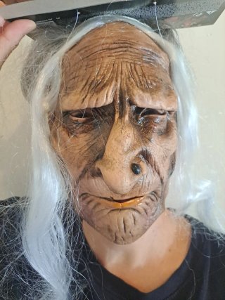 Careta Halloween Bruja Anciana