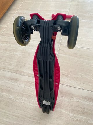 Patinete Micro Maxi Deluxe LED rosa