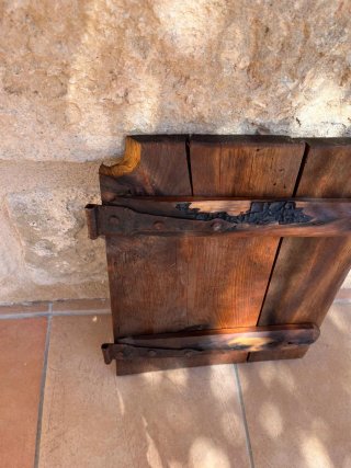 Ventana Antigua Madera Rústica
