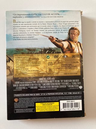 DVD Troya Edición Especial 2 Discos