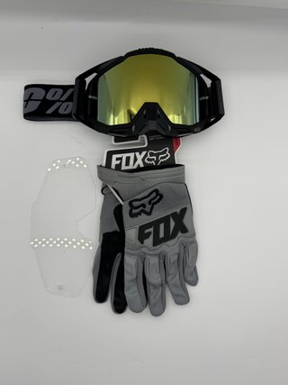 Gafas 100% y Guantes Fox Nuevos 132