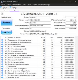SSD Crucial MX500 250GB SATA 2,5
