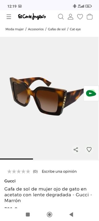 Gafas de sol Gucci GG0956S 003 Mujer