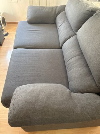 Sofá de 2 plazas gris
