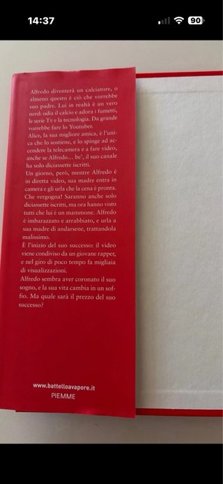 Libro per  ragazzi Youtuber  per caso