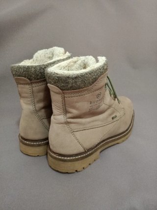 Botines Bugatti Beige Mujer