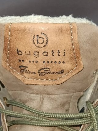 Botines Bugatti Beige Mujer