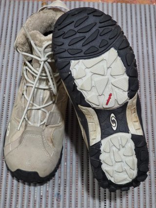 Botas Salomon Mujer Beige/Gris