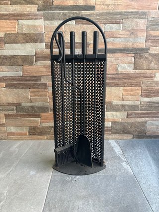 Set de chimenea negro