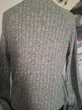 Jersey fino mujer gris