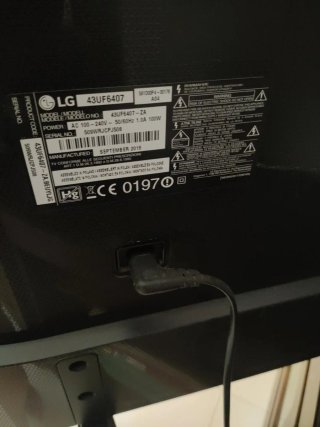 TV LG 43 Negra
