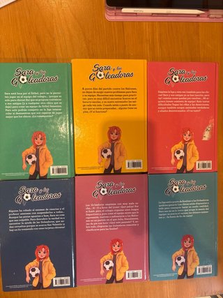 15€ total la colección Sara y las Goleadoras.