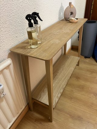 Mesita recibidor de madera