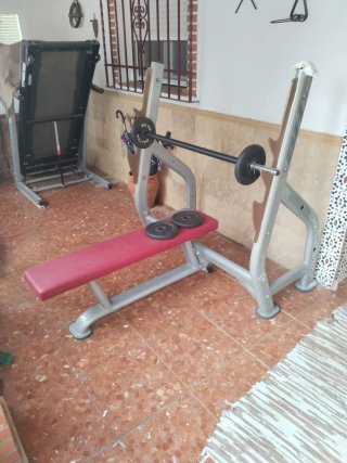 Banco olímpico de press de banca (BH Fitness