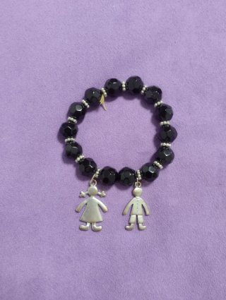 Pulsera de cuentas facetadas ideal para regalar