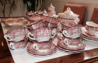 Vajilla La Cartuja con juego de café, té y consomé